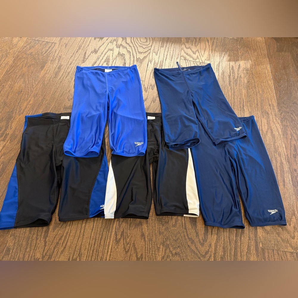 Speedo Kids Boys Men’s Swim Jammers - Blue and Black size 30
